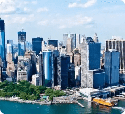 Route from San Francisco to New York