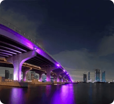 Route from Miami to Los Angeles