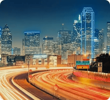 Route from New York to Dallas